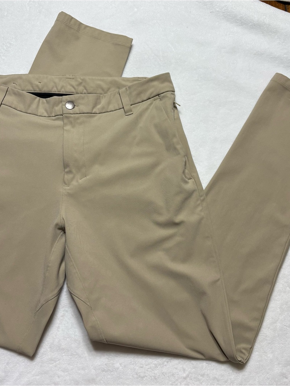 lululemon athletica Men's Khaki Performance Chinos - Light Tan some staining